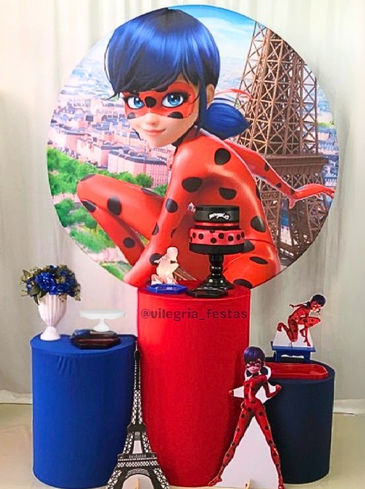 Kit Arco Íris Ladybug - Vilegria Festas