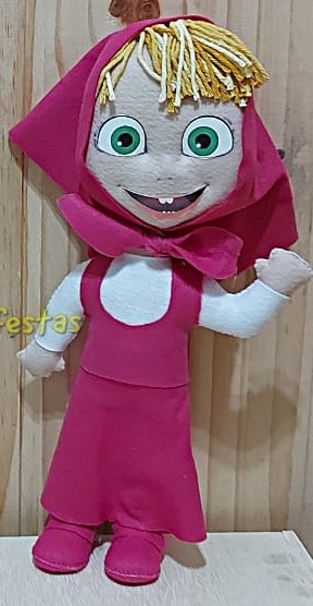 Feltro Masha - Vilegria Festas