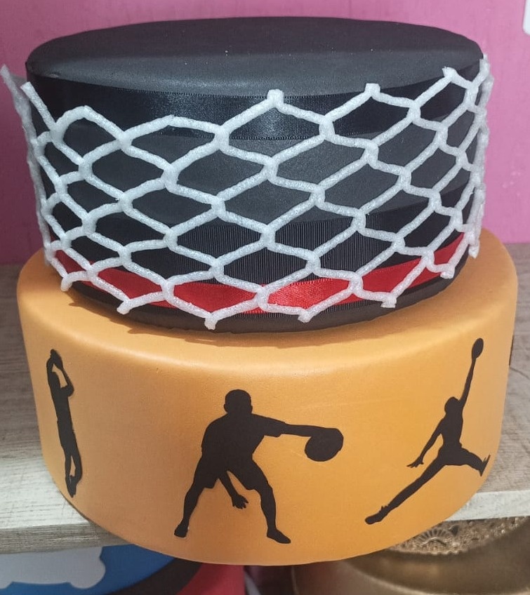 Bolo Fake 2And Basquete - Vilegria Festas