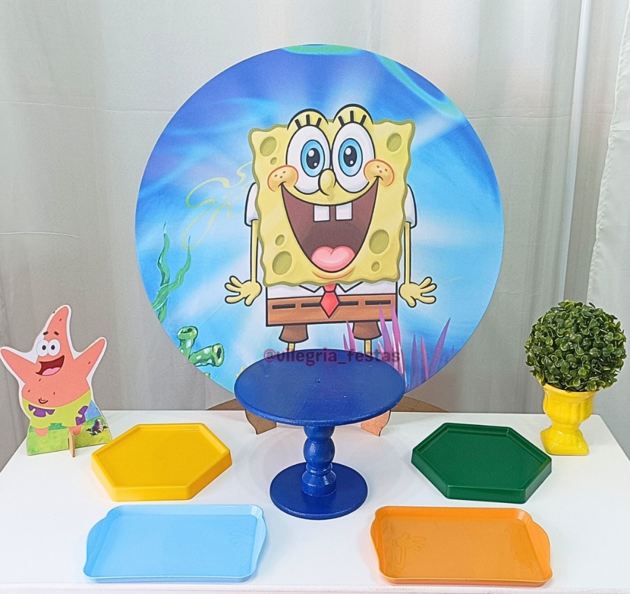 Kit Alegria Bob Esponja  - Vilegria Festas