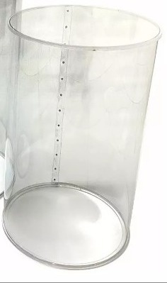 Mesa Cilindro Em Acrílico M - Vilegria Festas