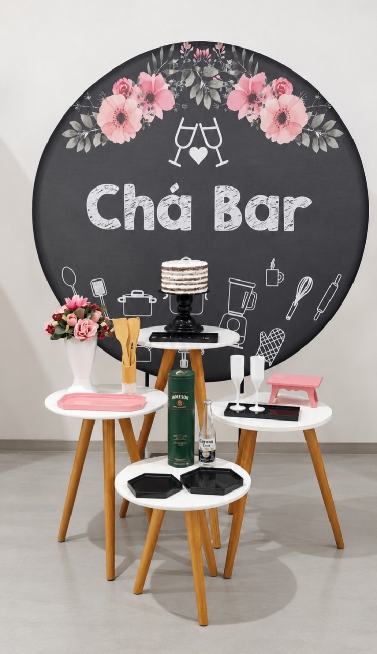 Composição Chá Bar - Vilegria Festas