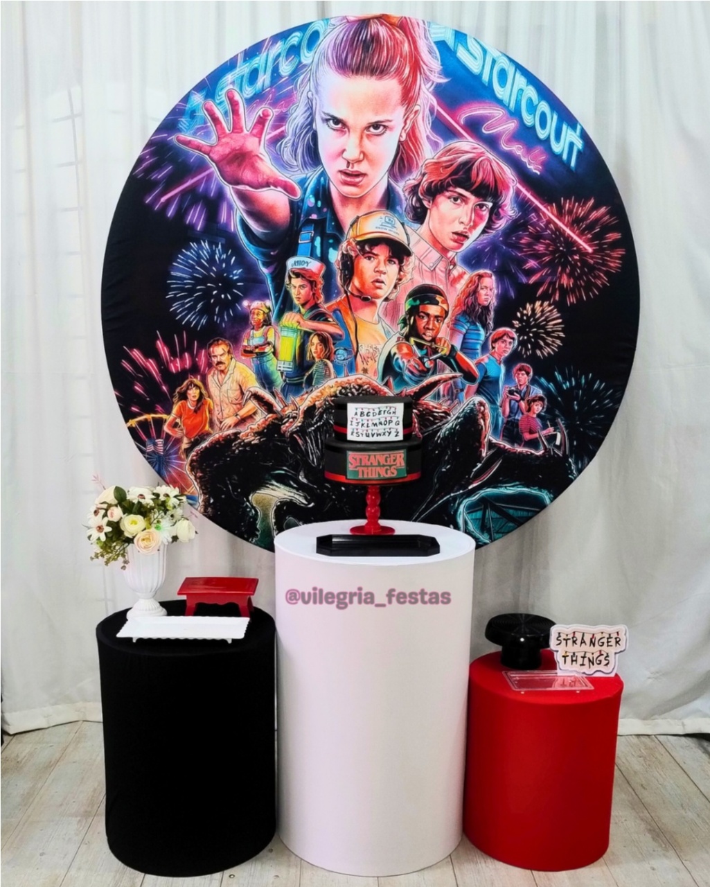 Kit Arco Íris Stranger Things - Vilegria Festas