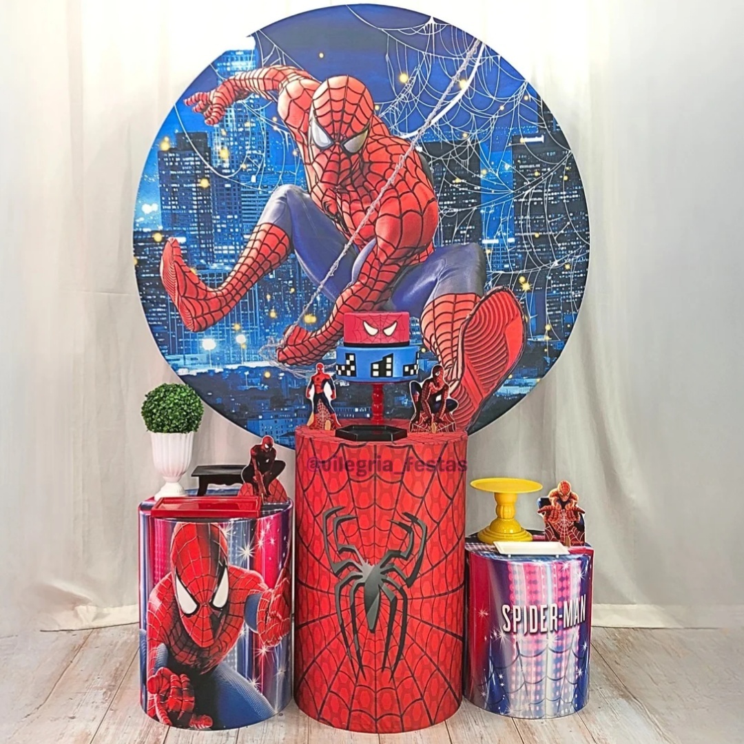 Kit Arco Íris Homem Aranha 1 - Vilegria Festas