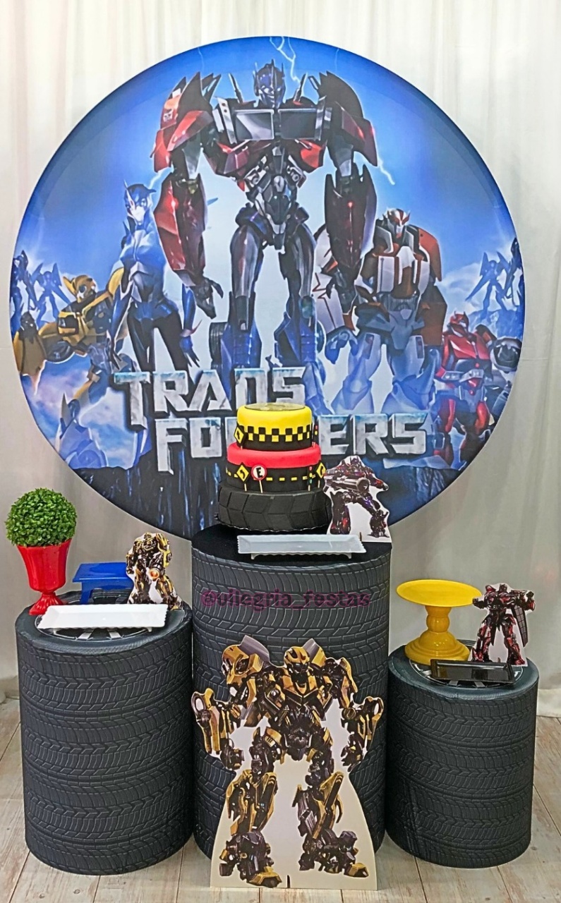 Kit Arco Íris Transformers - Vilegria Festas