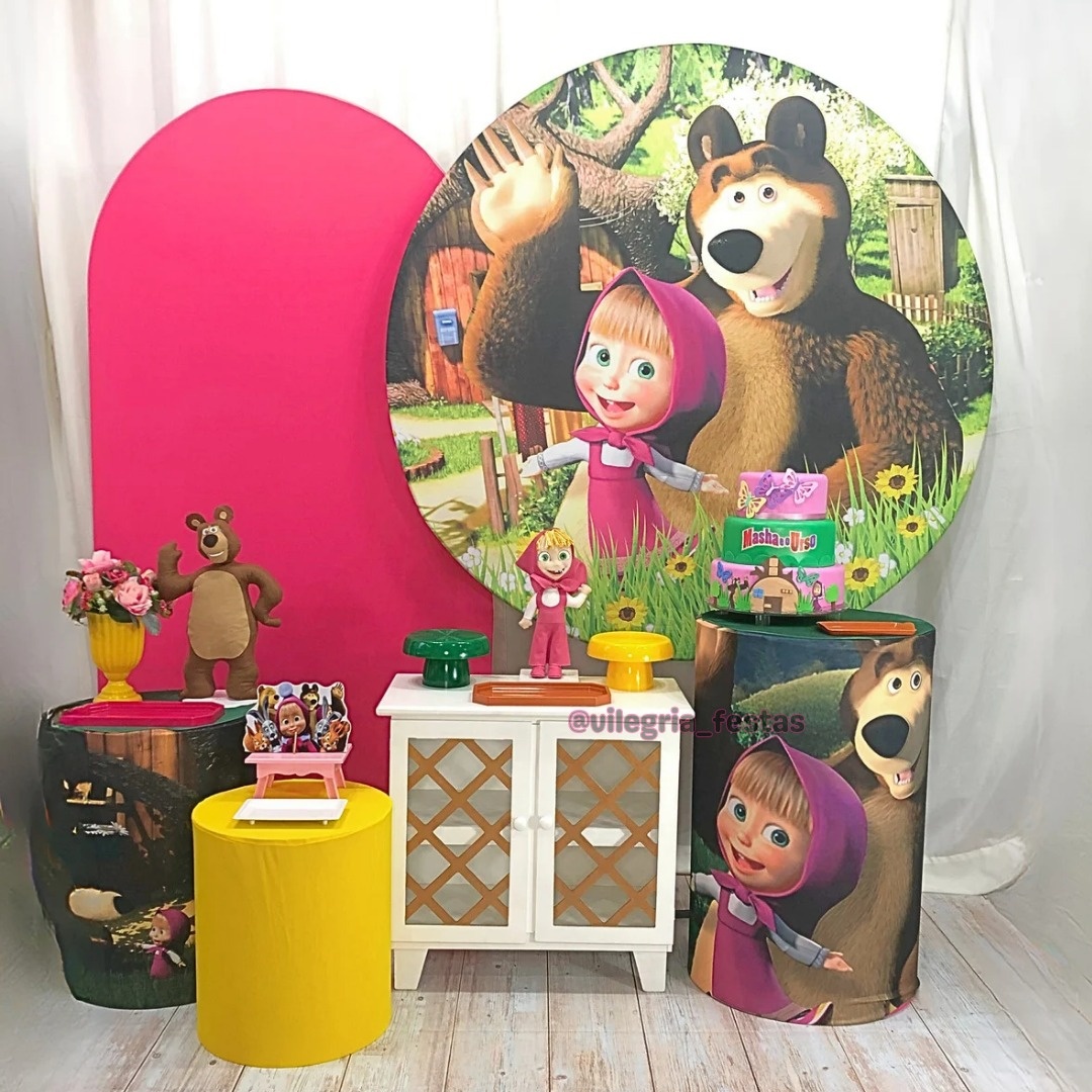 Kit Universo Masha E Urso - Vilegria Festas