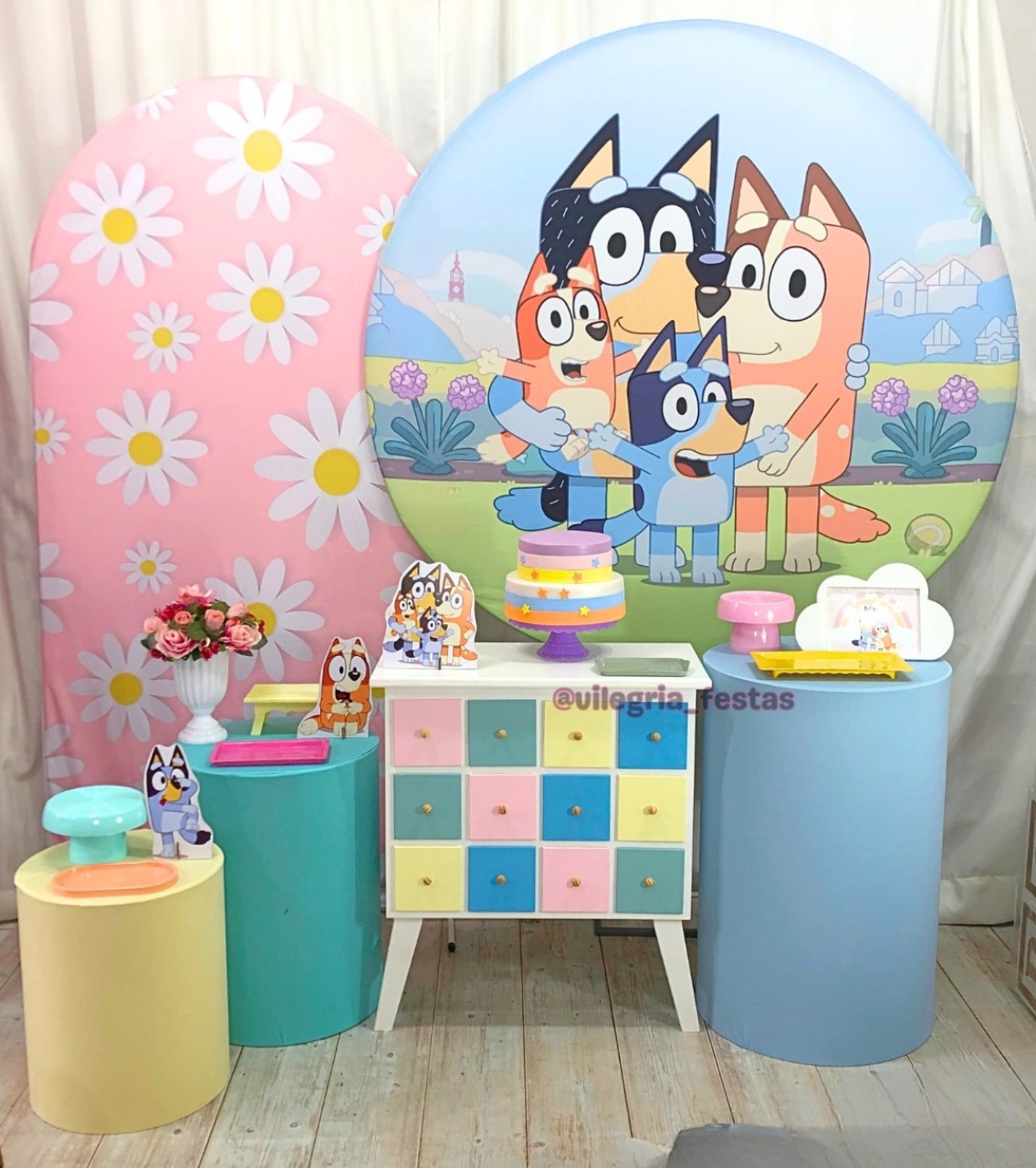 Kit Universo Bluey Menina - Vilegria Festas
