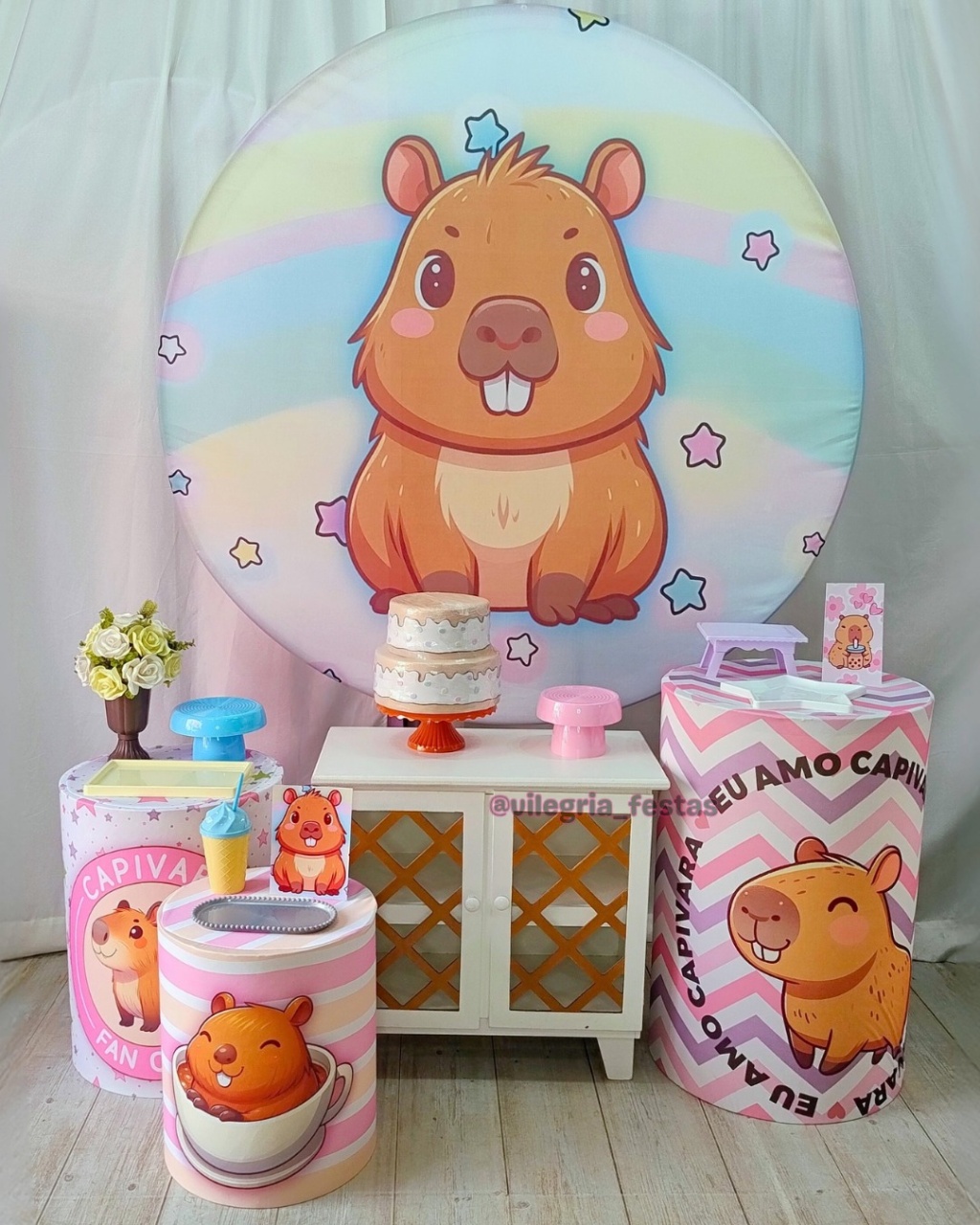 Kit Estrela Capivara - Vilegria Festas