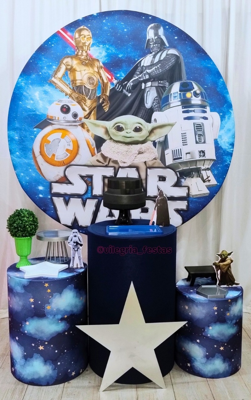 Kit Arco Íris Star Wars - Vilegria Festas