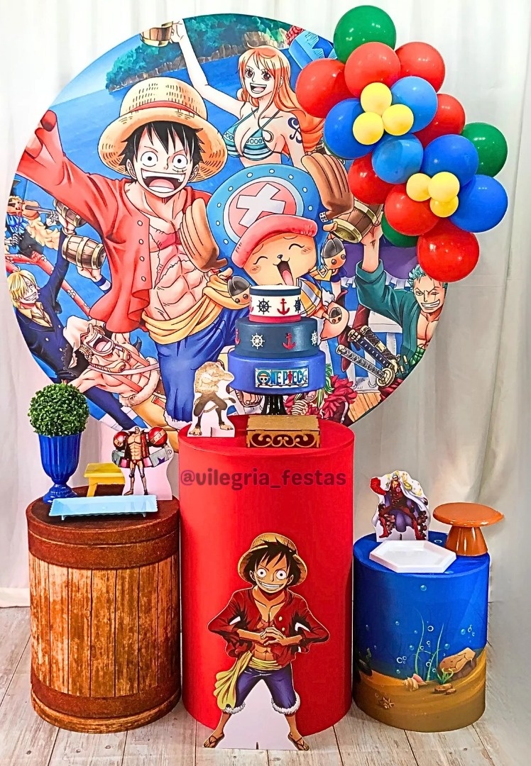 Kit Arco Íris One Piece - Vilegria Festas