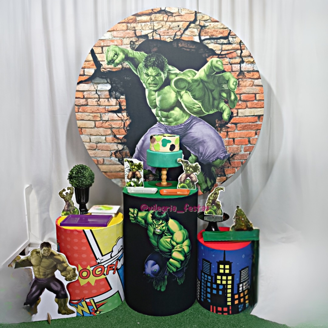 Kit Arco Íris Hulk  - Vilegria Festas