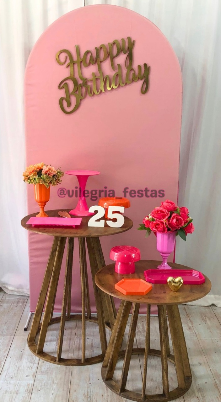 Kit Adulto Rrp Rosê E Pink - Vilegria Festas