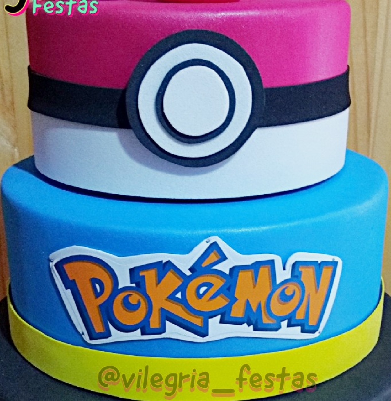 Bolo Fake 2And Pokémon - Vilegria Festas
