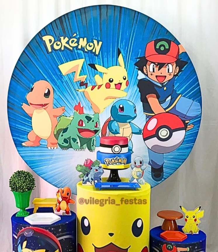 Kit Sorriso Pokémon - Vilegria Festas