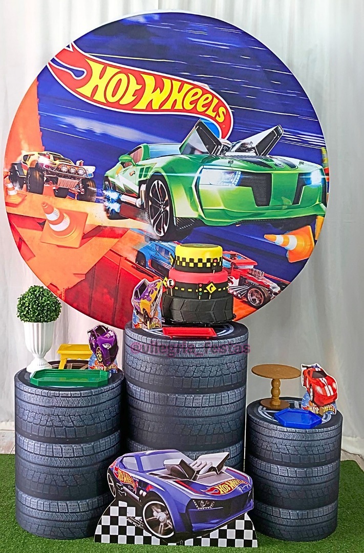 Kit Estrela Hotwheels  - Vilegria Festas