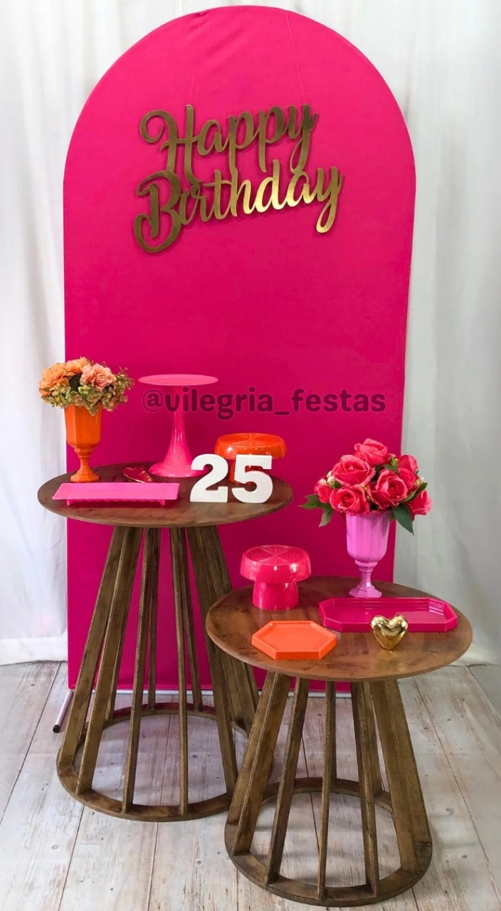 Kit Adulto Rrp Pink E Laranja - Vilegria Festas