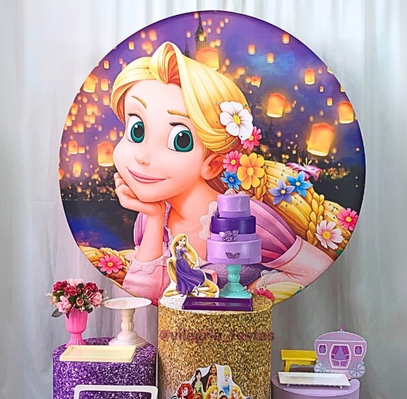 Kit Sorriso Rapunzel   - Vilegria Festas
