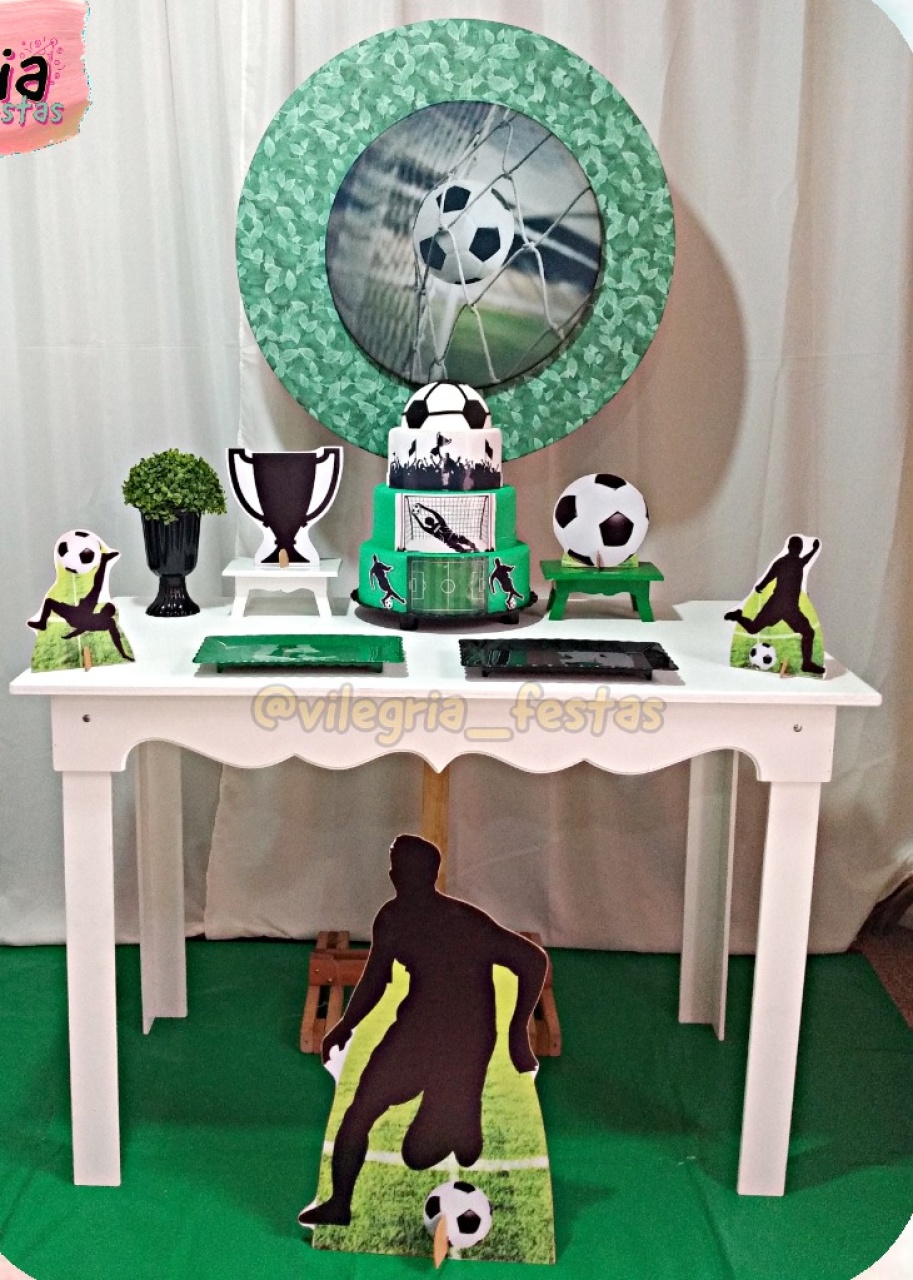 Kit Mesa Retangular Futebol - Vilegria Festas