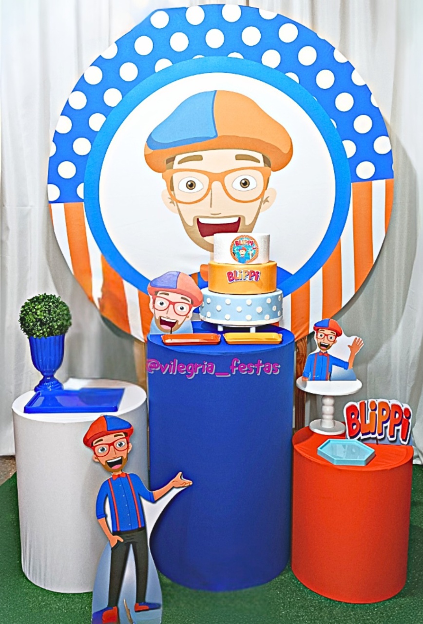 Kit Arco Íris Blippi - Vilegria Festas