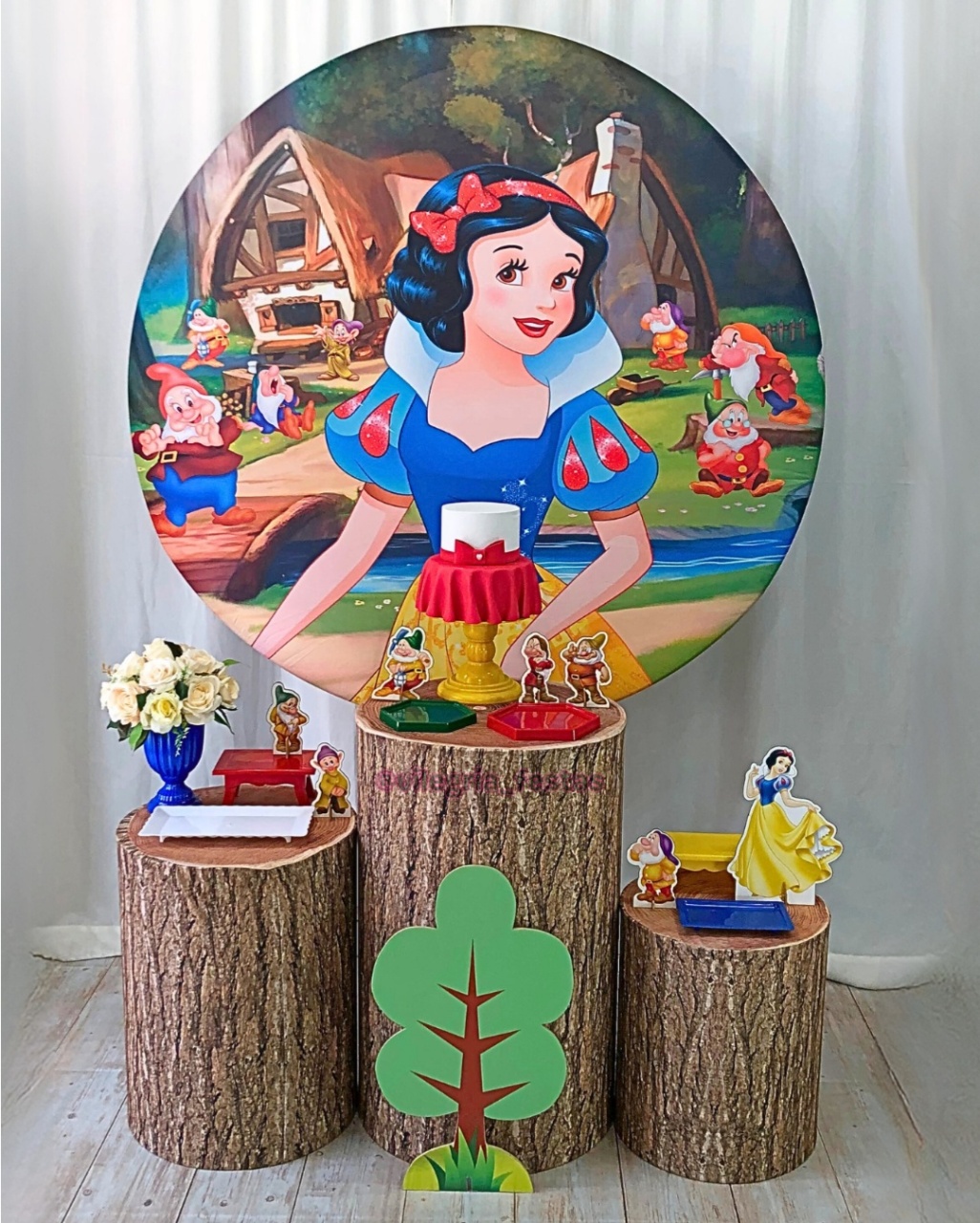 Kit Arco Íris Branca de Neve - Vilegria Festas