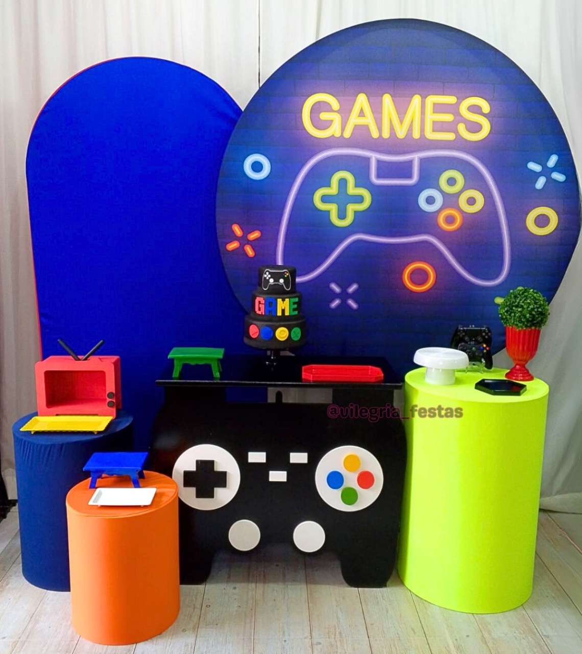 Kit Universo Games Mesa Temática - Vilegria Festas