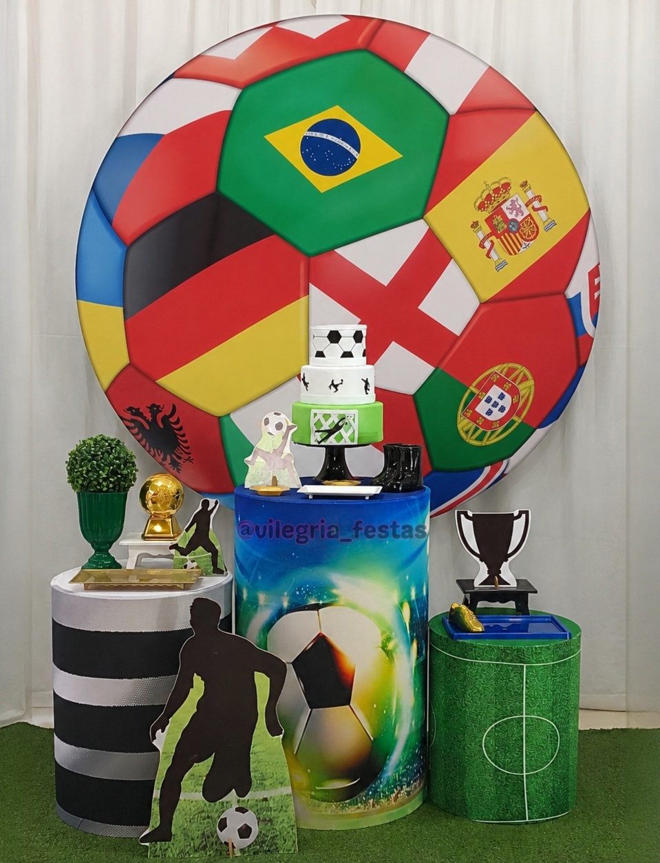 Kit Sorriso Copa Paises - Vilegria Festas