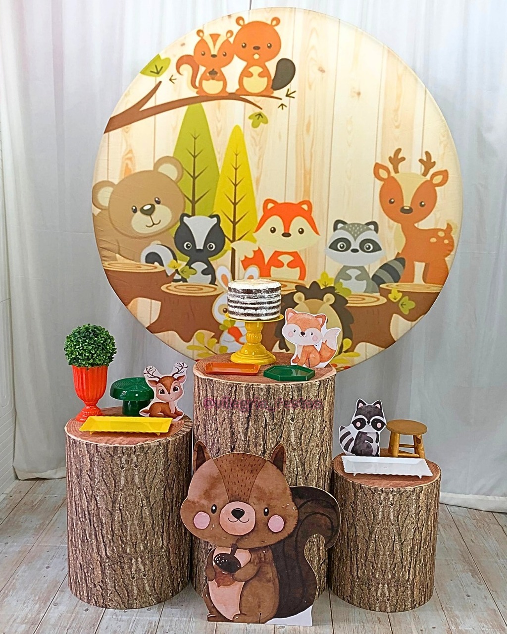 Kit Arco Íris Bosque - Vilegria Festas