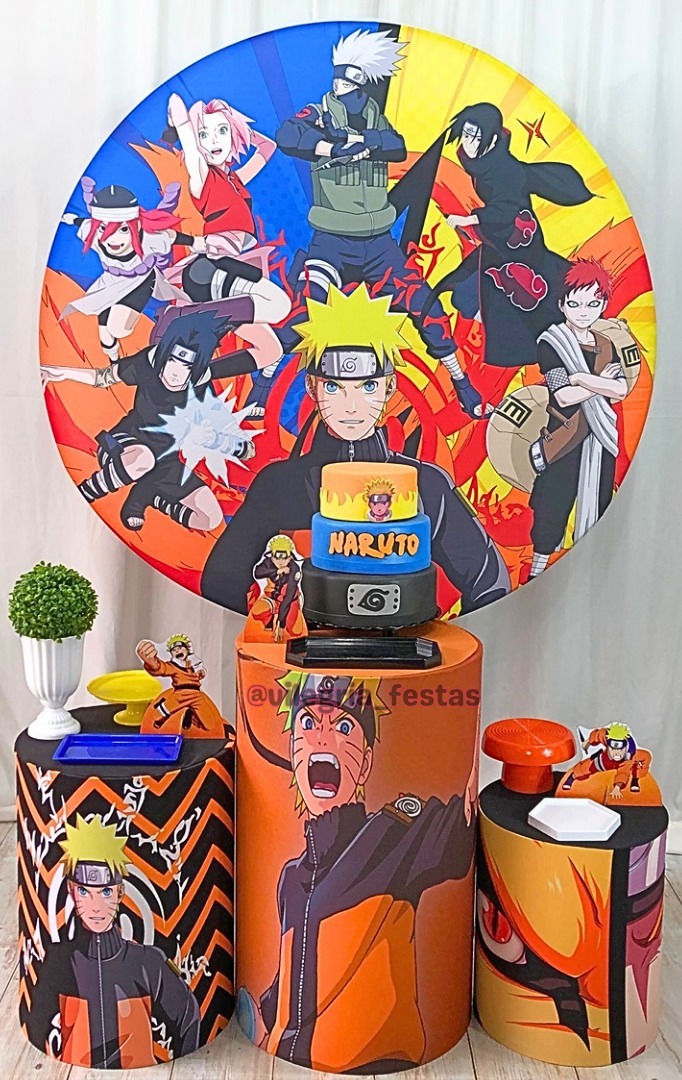 Kit Arco Íris Naruto 1 - Vilegria Festas