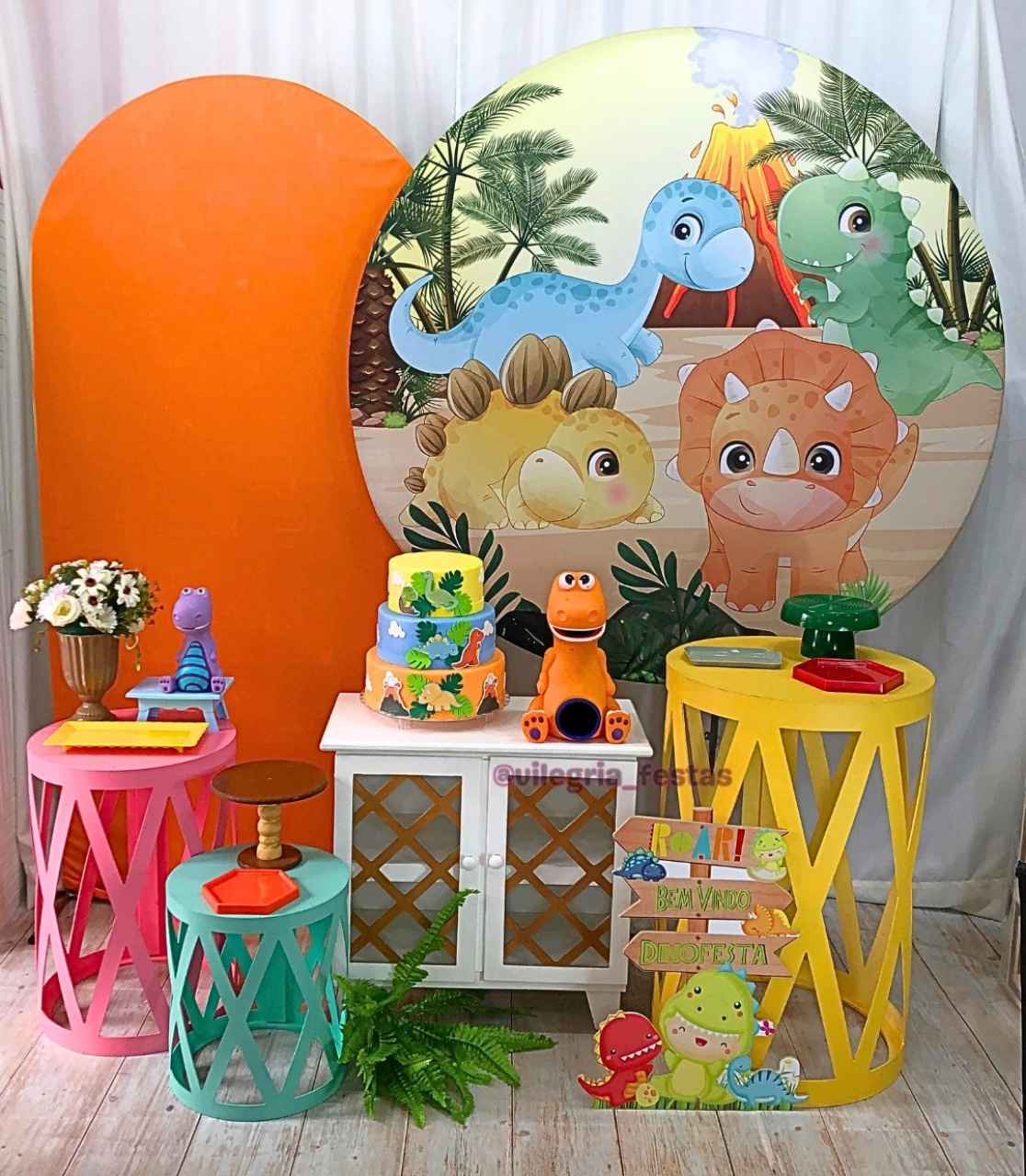 Kit Universo Dino Baby - Vilegria Festas