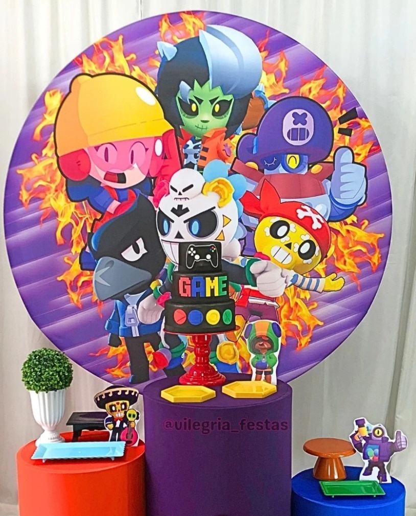 Kit Sorriso Brawl Stars - Vilegria Festas