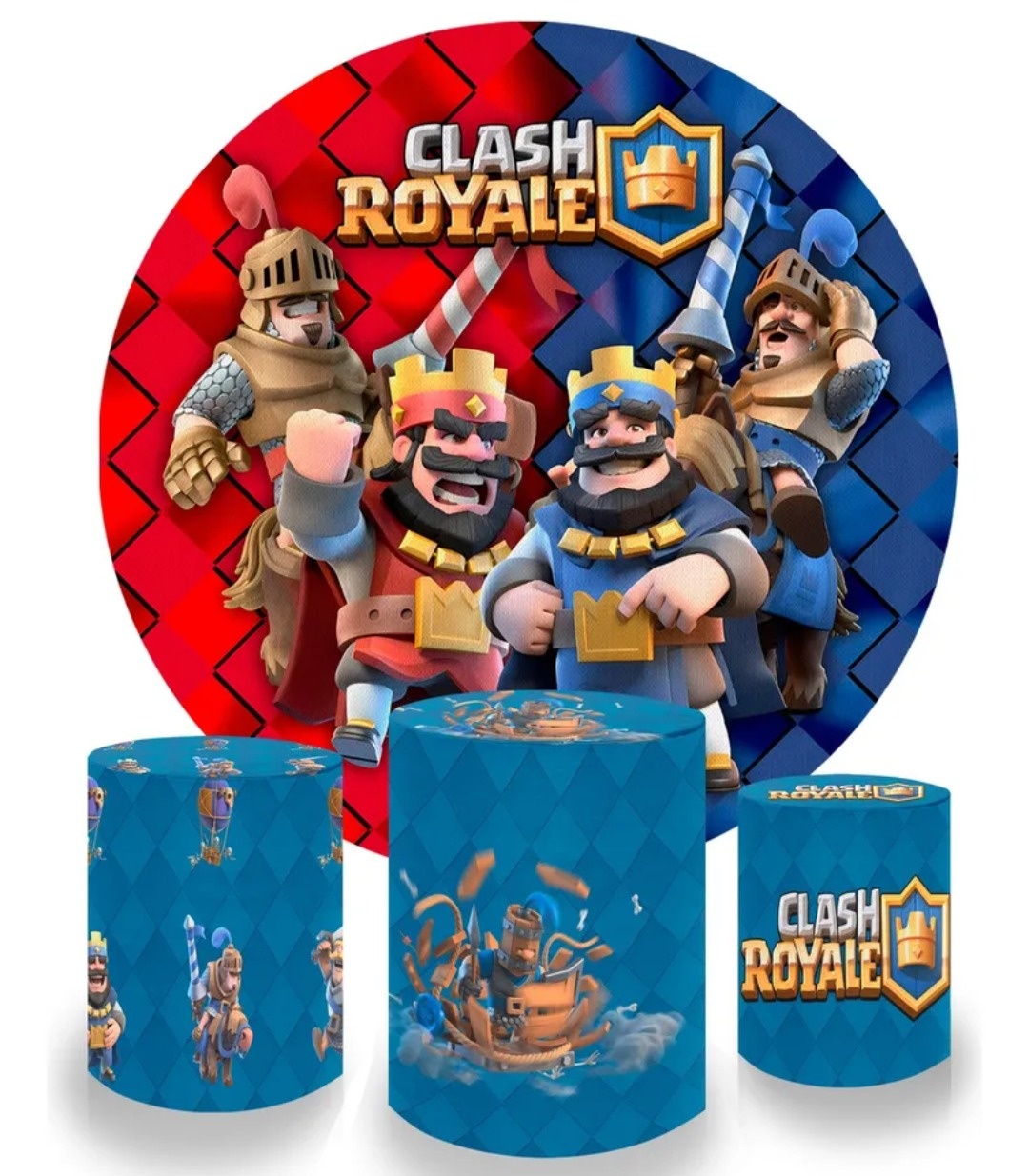 Kit Arco Íris Clash Royale - Vilegria Festas