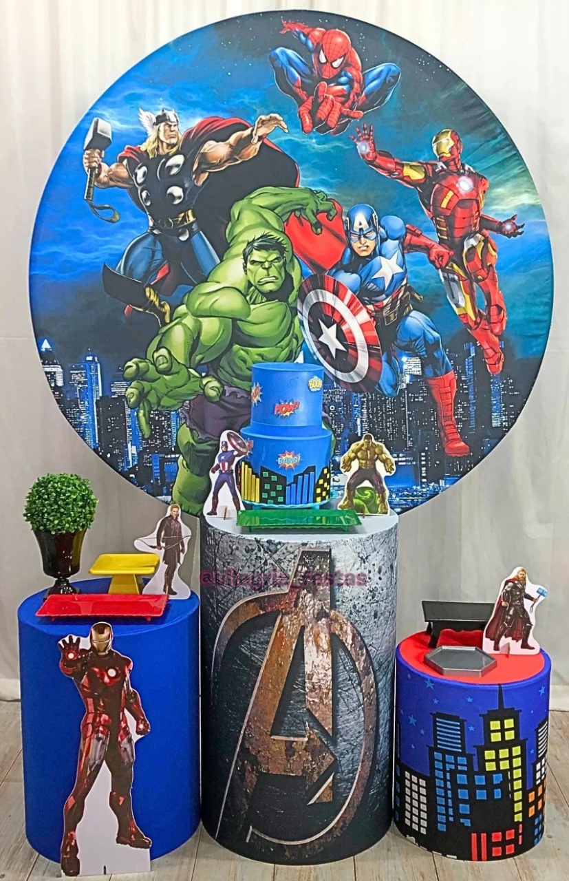 Kit Arco Íris Vingadores - Vilegria Festas