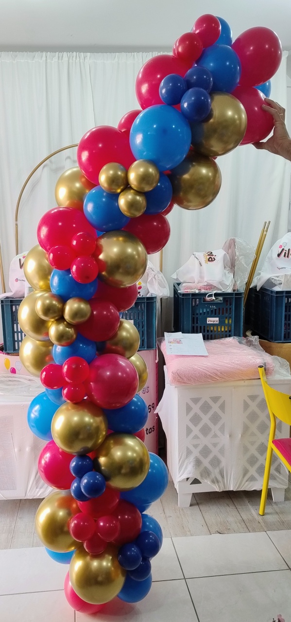 Arco de Balões G 2M Metalizado 1 - Vilegria Festas