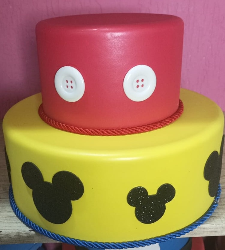 Bolo Fake 2And Mickey E Minnie - Vilegria Festas