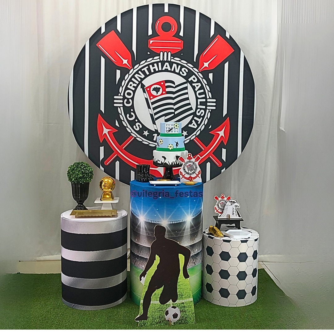 Kit Arco Íris Corinthians  - Vilegria Festas