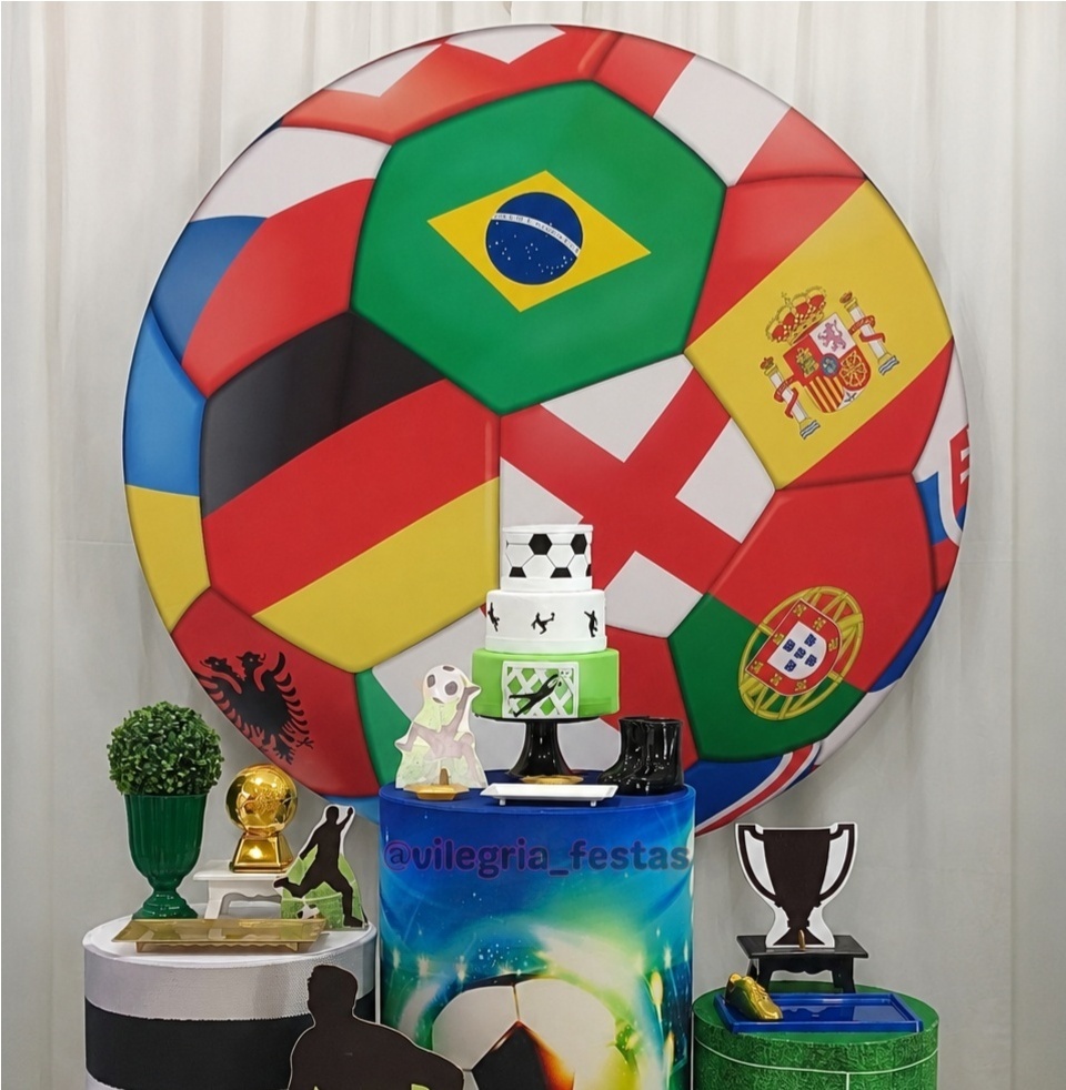 Kit Sorriso Copa Paises - Vilegria Festas