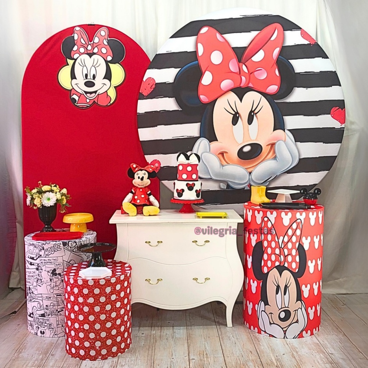 Kit Universo Minnie Vermelha - Vilegria Festas