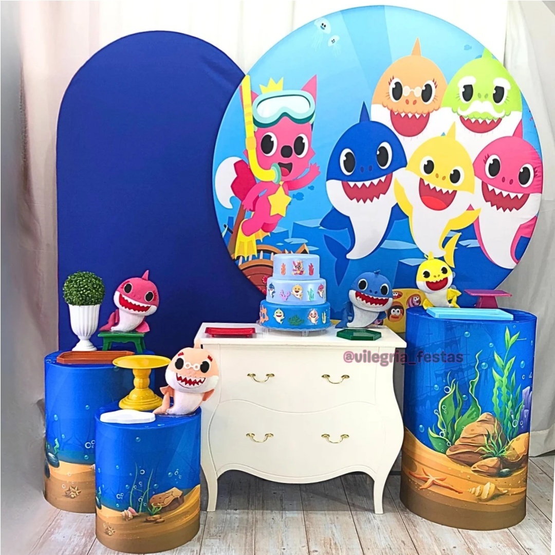 Kit Universo Baby Shark - Vilegria Festas