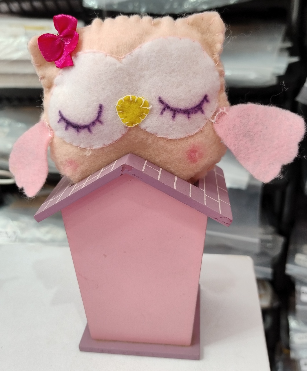 Feltro Coruja Mini Casinha - Vilegria Festas