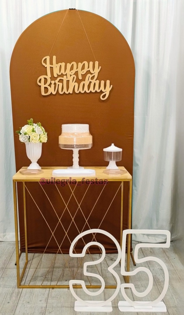 Kit Adulto Rof1 Terracota Com Branco - Vilegria Festas
