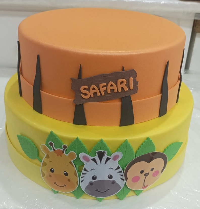 Bolo Fake 2And Safari - Vilegria Festas