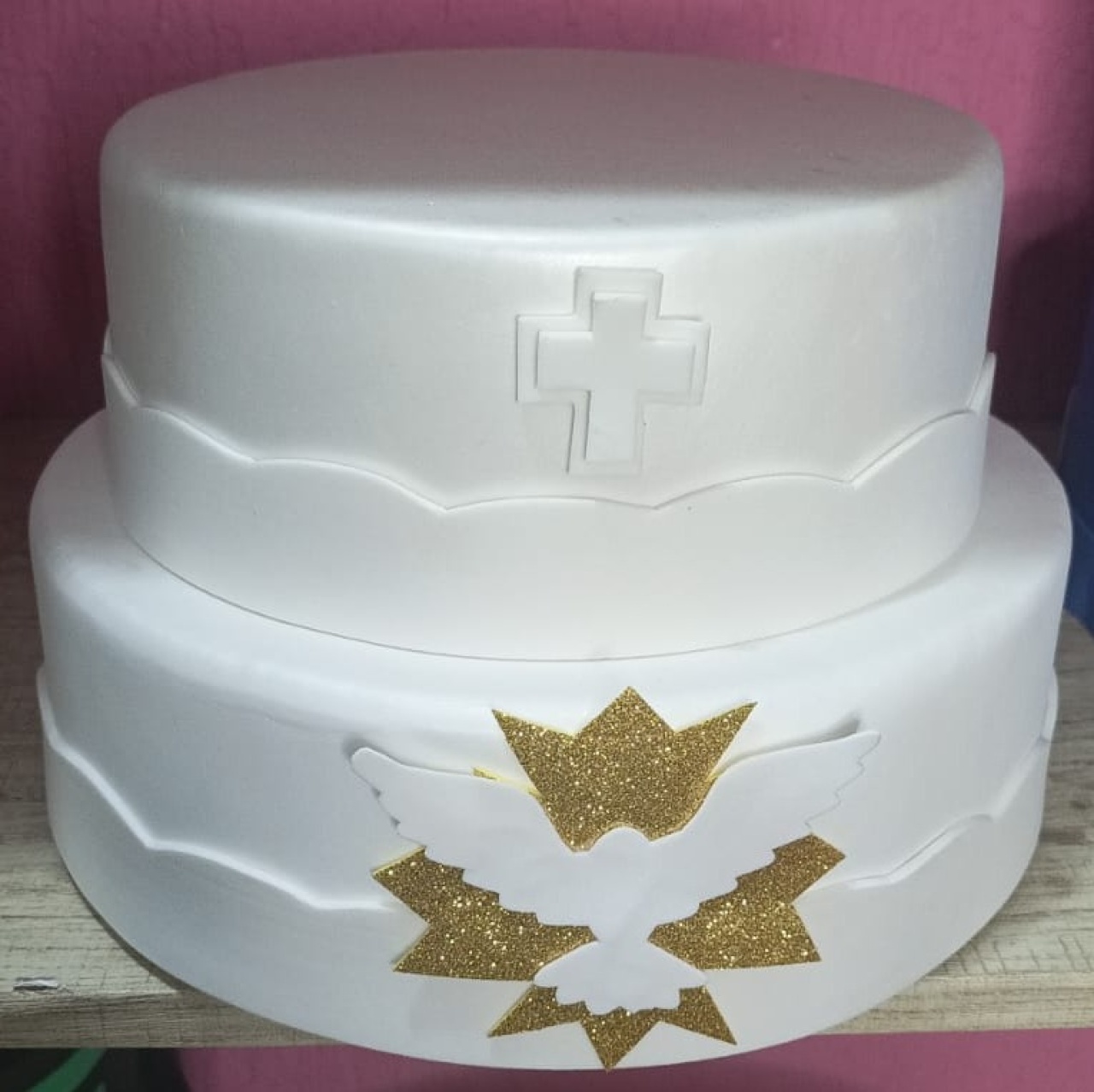 Bolo Fake 2And Batizado  - Vilegria Festas