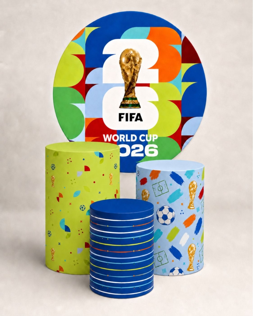 Kit Arco Íris Fifa Copa Album - Vilegria Festas