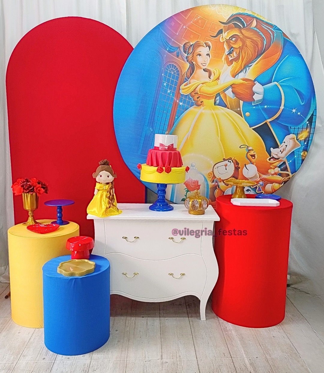 Kit Universo Bela E A Fera - Vilegria Festas