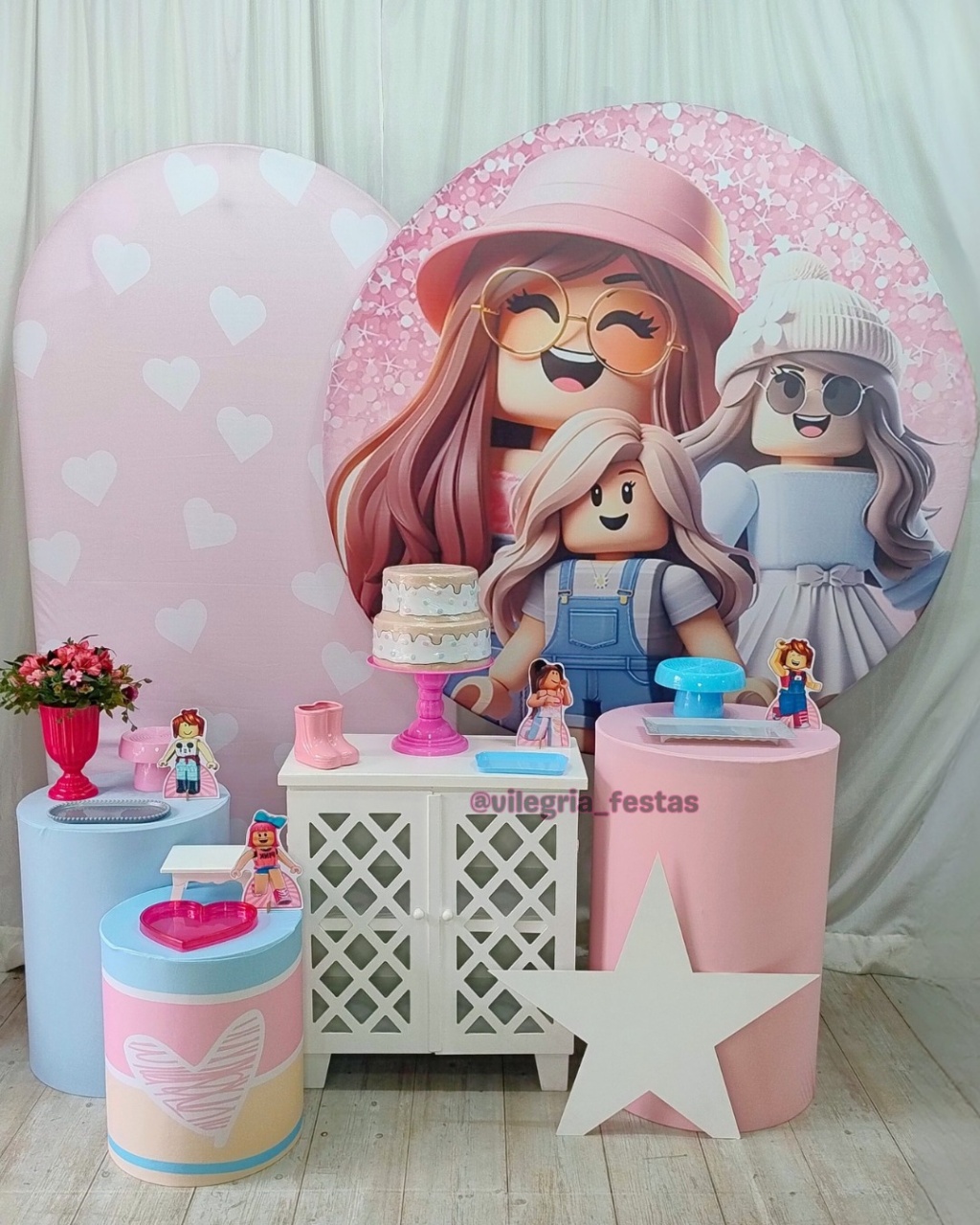 Kit Universo Roblox Feminino - Vilegria Festas