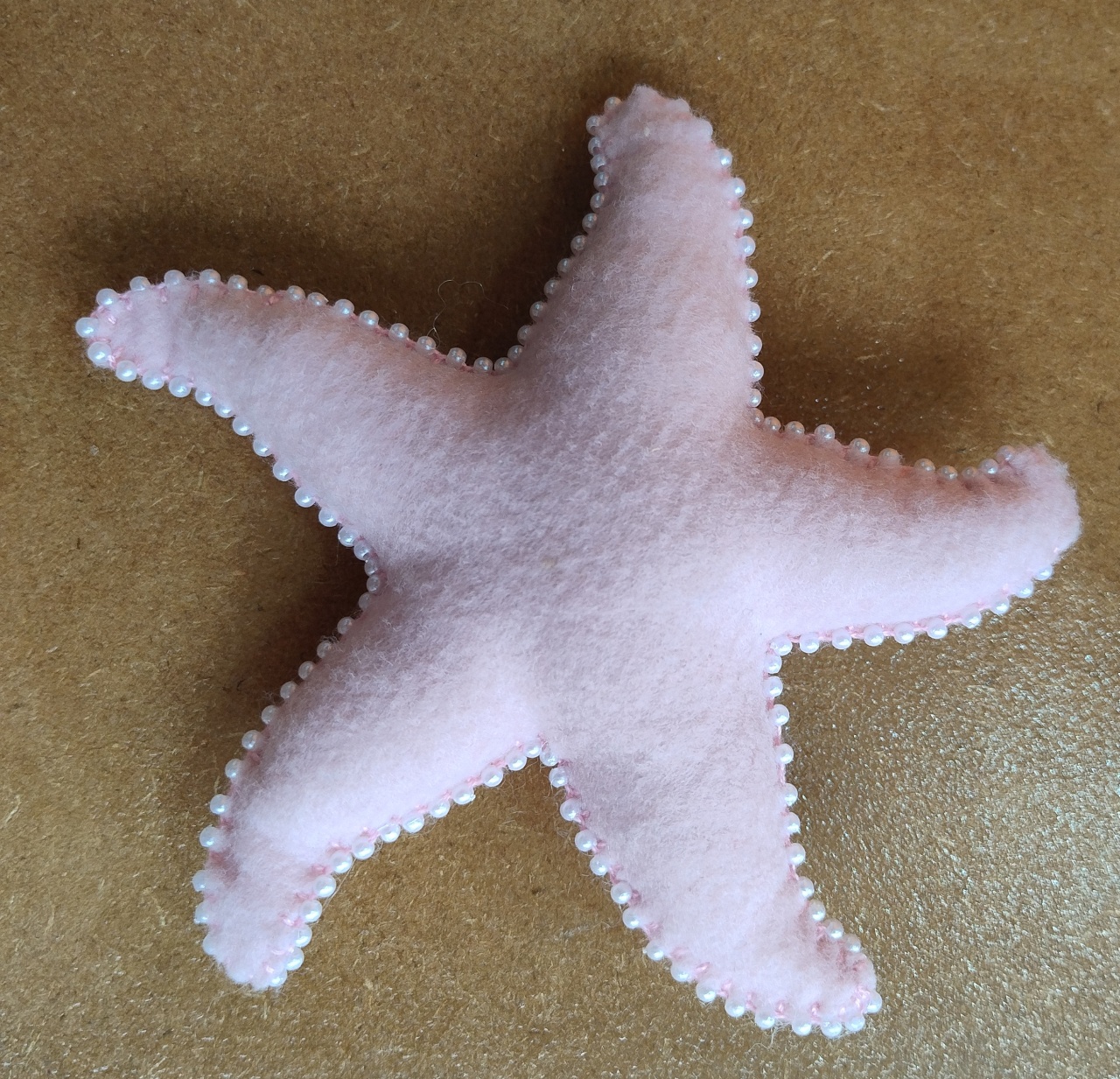 Feltro Estrela Do Mar Rosa Claro - Vilegria Festas