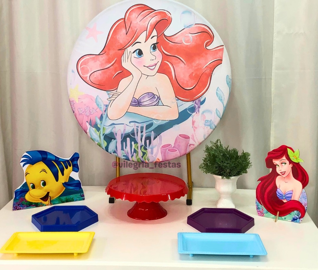 Kit Alegria Ariel Aquarelado - Vilegria Festas