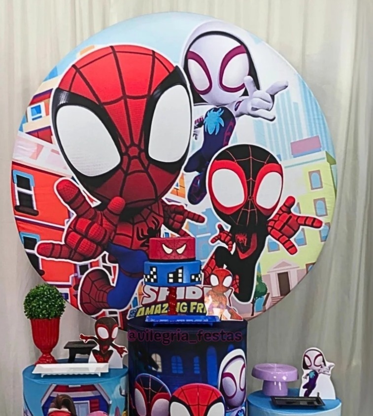 Kit Sorriso Aranha E Seus Amigos - Vilegria Festas