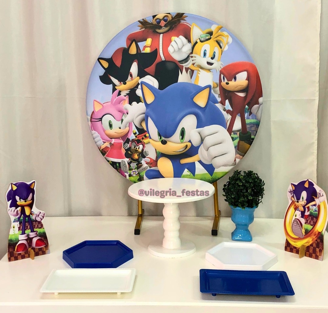 Kit Alegria Sonic - Vilegria Festas