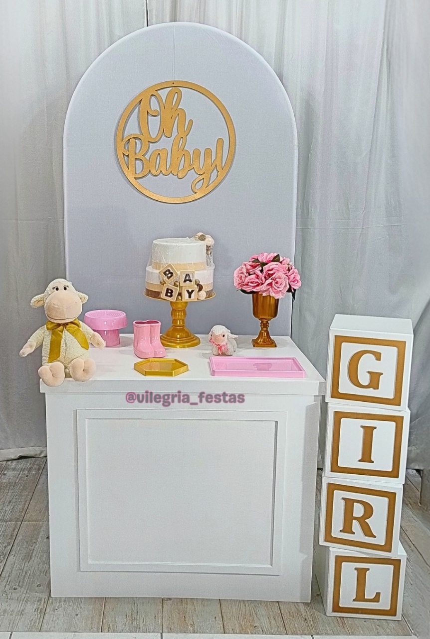 Kit Chá de Bebê Menina 1 - Vilegria Festas